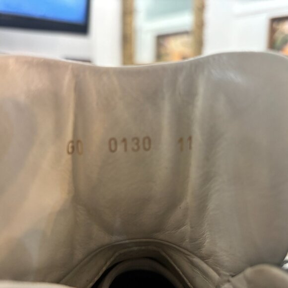 LOUIS VUITTON Shoes (12, White, Damier Infini) With LV Shoe Box and Dustbags - Picture 9 of 9